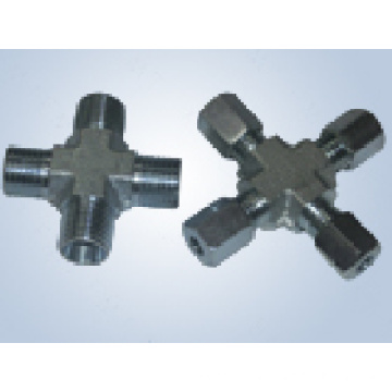 Metric Thread Bite Type Tube Fittings Replace Parker Fittings and Eaton Fittings (cross fittings)